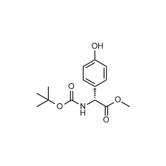 Methyl (2R)-2-{[(tert-butoxy)carbonyl]amino}-2-(4-hydroxyphenyl)acetate