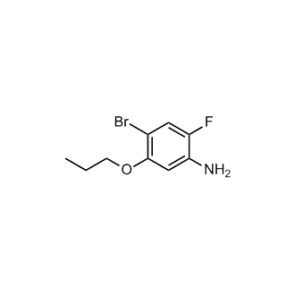 4-Bromo-2-fluoro-5-propoxyaniline