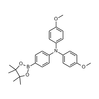 4-Methoxy-N-(4-methoxyphenyl)-N-(4-(4,4,5,5-tetramethyl-1,3,2-dioxaborolan-2-yl)phenyl)aniline
