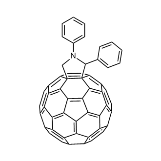 1′,5′-Dihydro-1′,2′-diphenyl-2′H-[5,6]fullereno-C60-Ih-[1,9-c]pyrrole