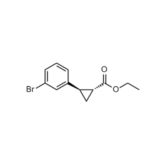 rel-Ethyl (1R,2R)-2-(3-bromophenyl)cyclopropane-1-carboxylate