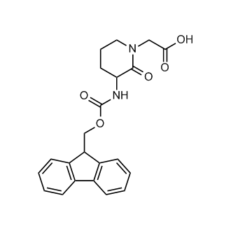 2-(3-((((9H-Fluoren-9-yl)methoxy)carbonyl)amino)-2-oxopiperidin-1-yl)acetic acid
