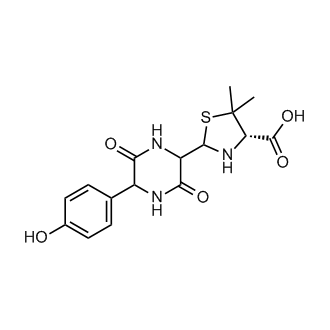 (4S)-2-(5-(4-hydroxyphenyl)-3,6-dioxopiperazin-2-yl)-5,5-dimethylthiazolidine-4-carboxylic acid  (Amoxicillin Impurity）