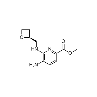 Methyl (S)-5-amino-6-((oxetan-2-ylmethyl)amino)picolinate