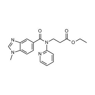 ethyl 3-(1-methyl-N-(pyridin-2-yl)-1H-benzo[d]imidazole-5-carboxamido)propanoate  (Dabigatran Impurity）