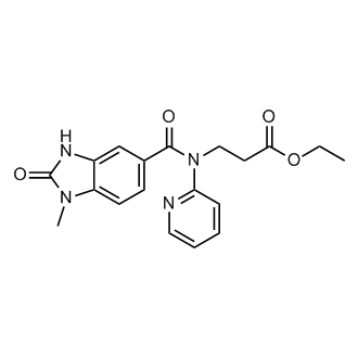 Ethyl 3-(1-methyl-2-oxo-N-(pyridin-2-yl)-2,3-dihydro-1H-benzo[d]imidazole-5-carboxamido)propanoate (Dabigatran Impurity)