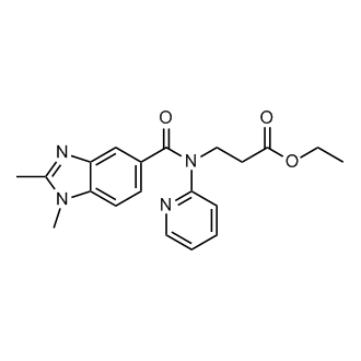 Ethyl 3-(1,2-dimethyl-N-(pyridin-2-yl)-1H-benzo[d]imidazole-5-carboxamido)propanoate (Dabigatran Impurity)