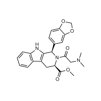 (1R,3R)-methyl 1-(benzo[d][1,3]dioxol-5-yl)-2-(2-(dimethylamino)acetyl)-2,3,4,9-tetrahydro-1H-pyrido[3,4-b]indole-3-carboxylate  (Tadalafil Impurity）