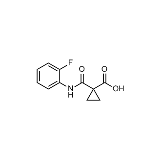 1-((2-fluorophenyl)carbamoyl)cyclopropanecarboxylic acid  (Cabozantinib Impurity）