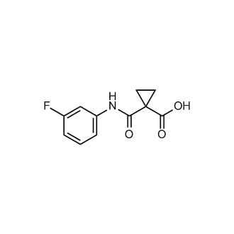 1-((3-Fluorophenyl)carbamoyl)cyclopropanecarboxylic acid  (Cabozantinib Impurity)
