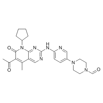 4-(6-((6-acetyl-8-cyclopentyl-5-methyl-7-oxo-7,8-dihydropyrido[2,3-d]pyrimidin-2-yl)amino)pyridin-3-yl)piperazine-1-carbaldehyde  (Palbociclib Impurity）