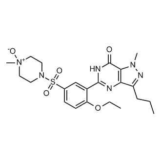 4-((4-ethoxy-3-(1-methyl-7-oxo-3-propyl-6,7-dihydro-1H-pyrazolo[4,3-d]pyrimidin-5-yl)phenyl)sulfonyl)-1-methylpiperazine 1-oxide  (Sildenafil Impurity）
