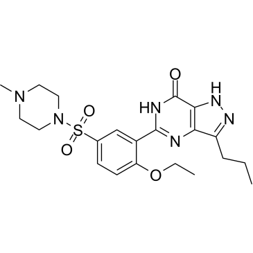 5-(2-ethoxy-5-((4-methylpiperazin-1-yl)sulfonyl)phenyl)-3-propyl-1H-pyrazolo[4,3-d]pyrimidin-7(6H)-one  (Sildenafil Impurity）