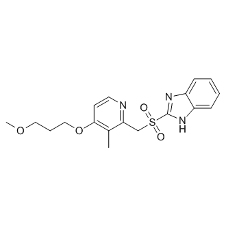 2-(((4-(3-methoxypropoxy)-3-methylpyridin-2-yl)methyl)sulfonyl)-1H-benzo[d]imidazole  (Rabeprazole Impurity）