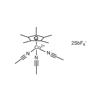 Tris(acetonitrile)pentamethylcyclopentadienylcobalt(II) hexafluoroantimonate