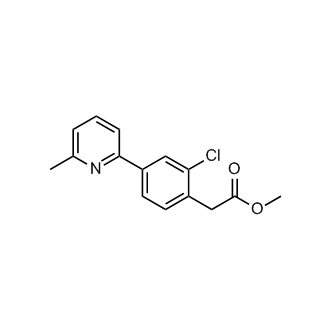 Methyl 2-(2-chloro-4-(6-methylpyridin-2-yl)phenyl)acetate