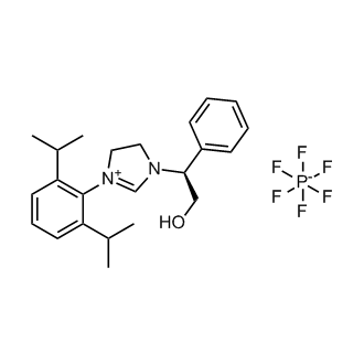 (S)-3-(2,6-Diisopropylphenyl)-1-(2-hydroxy-1-phenylethyl)-4,5-dihydro-1H-imidazol-3-ium hexafluorophosphate(V)