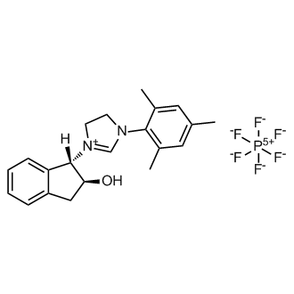 3-((1S,2S)-2-Hydroxy-2,3-dihydro-1H-inden-1-yl)-1-mesityl-4,5-dihydro-1H-imidazol-3-ium hexafluorophosphate(V)
