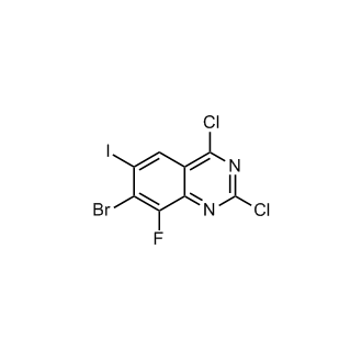 7-Bromo-2,4-dichloro-8-fluoro-6-iodoquinazoline