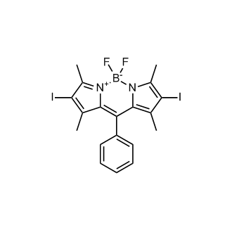5,5-Difluoro-2,8-diiodo-1,3,7,9-tetramethyl-10-phenyl-5H-dipyrrolo[1,2-c:2',1'-f][1,3,2]diazaborinin-4-ium-5-uide