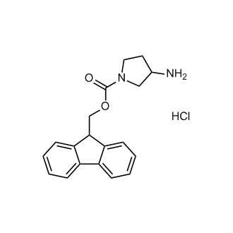 (9H-Fluoren-9-yl)methyl3-aminopyrrolidine-1-carboxylatehydrochloride