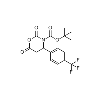 tert-Butyl 2,6-dioxo-4-(4-(trifluoromethyl)phenyl)-1,3-oxazinane-3-carboxylate