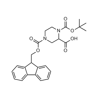 4-(((9H-Fluoren-9-yl)methoxy)carbonyl)-1-(tert-Butoxycarbonyl)piperazine-2-carboxylicacid