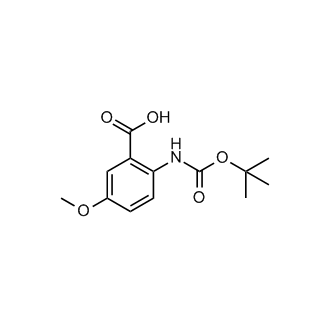 2-((tert-Butoxycarbonyl)amino)-5-methoxybenzoicacid