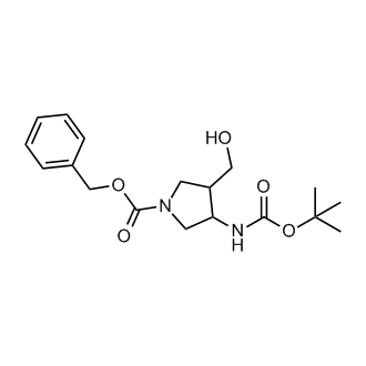 Benzyl3-((tert-Butoxycarbonyl)amino)-4-(hydroxymethyl)pyrrolidine-1-carboxylate