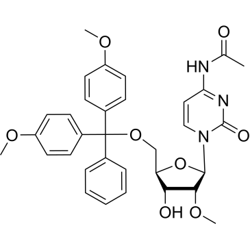 N-(1-((2R,3R,4R,5R)-5-((Bis(4-methoxyphenyl)(phenyl)methoxy)methyl)-4-hydroxy-3-methoxytetrahydrofuran-2-yl)-2-oxo-1,2-dihydropyrimidin-4-yl)acetamide