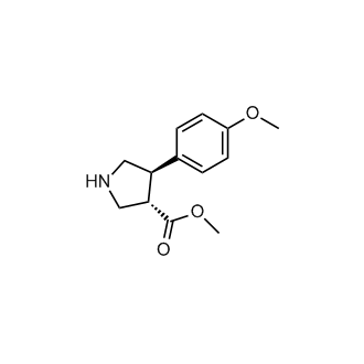 Methyl(3S,4R)-4-(4-methoxyphenyl)pyrrolidine-3-carboxylate