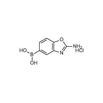 (2-aminobenzo[d]oxazol-5-yl)boronic acid hydrochloride