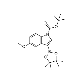 Tert-butyl 5-methoxy-3-(4,4,5,5-tetramethyl-1,3,2-dioxaborolan-2-yl)-1H-indole-1-carboxylate