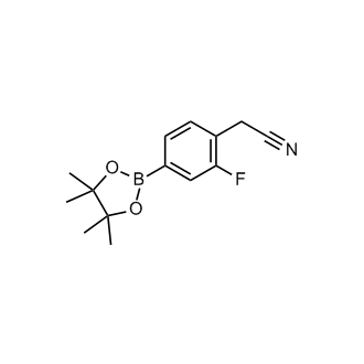 2-(2-Fluoro-4-(4,4,5,5-tetramethyl-1,3,2-dioxaborolan-2-yl)phenyl)acetonitrile