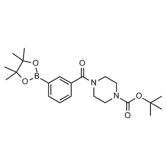 Tert-butyl 4-(3-(4,4,5,5-tetramethyl-1,3,2-dioxaborolan-2-yl)benzoyl)piperazine-1-carboxylate