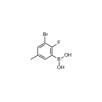 (3-Bromo-2-fluoro-5-methylphenyl)boronic acid