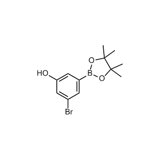 3-Bromo-5-(4,4,5,5-tetramethyl-1,3,2-dioxaborolan-2-yl)phenol