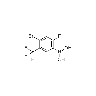 (4-Bromo-2-fluoro-5-(trifluoromethyl)phenyl)boronic acid
