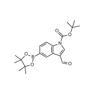 Tert-butyl 3-formyl-5-(4,4,5,5-tetramethyl-1,3,2-dioxaborolan-2-yl)-1H-indole-1-carboxylate