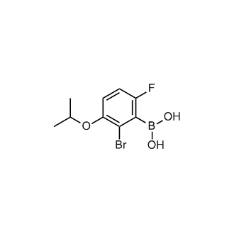 (2-Bromo-6-fluoro-3-isopropoxyphenyl)boronic acid