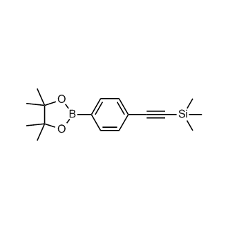 Trimethyl((4-(4,4,5,5-tetramethyl-1,3,2-dioxaborolan-2-yl)phenyl)ethynyl)silane