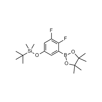 tert-Butyl(3,4-difluoro-5-(4,4,5,5-tetramethyl-1,3,2-dioxaborolan-2-yl)phenoxy)dimethylsilane