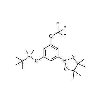 tert-Butyldimethyl(3-(4,4,5,5-tetramethyl-1,3,2-dioxaborolan-2-yl)-5-(trifluoromethoxy)phenoxy)silane