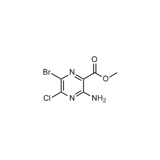 Methyl 3-amino-6-bromo-5-chloropyrazine-2-carboxylate