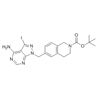 Tert-butyl 6-((4-amino-3-iodo-1H-pyrazolo[3,4-d]pyrimidin-1-yl)methyl)-3,4-dihydroisoquinoline-2(1H)-carboxylate