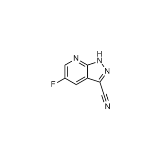 5-Fluoro-1H-pyrazolo[3,4-b]pyridine-3-carbonitrile