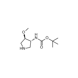 tert-Butyl N-[(3R,4R)-4-methoxypyrrolidin-3-yl]carbamate