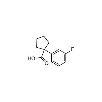 1-(3-Fluorophenyl)cyclopentanecarboxylic acid