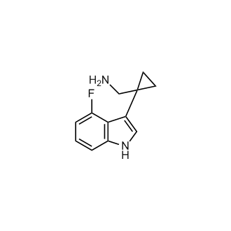 (1-(4-Fluoro-1H-indol-3-yl)cyclopropyl)methanamine