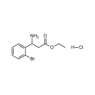 Ethyl 3-amino-3-(2-bromophenyl)propanoate, HCl
